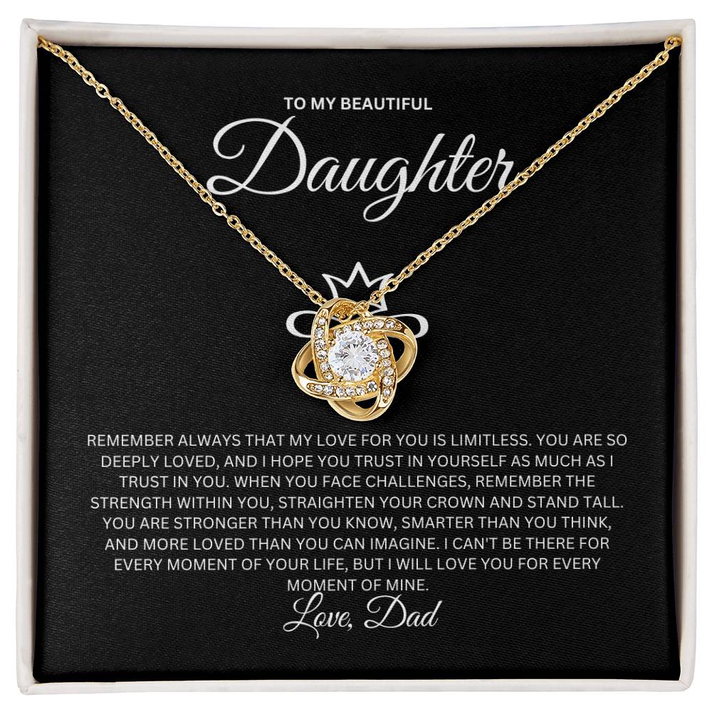 Daughter | Love Knot Necklace | Dad