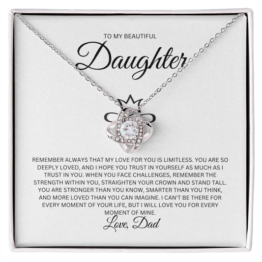 Daughter | Love Knot Necklace